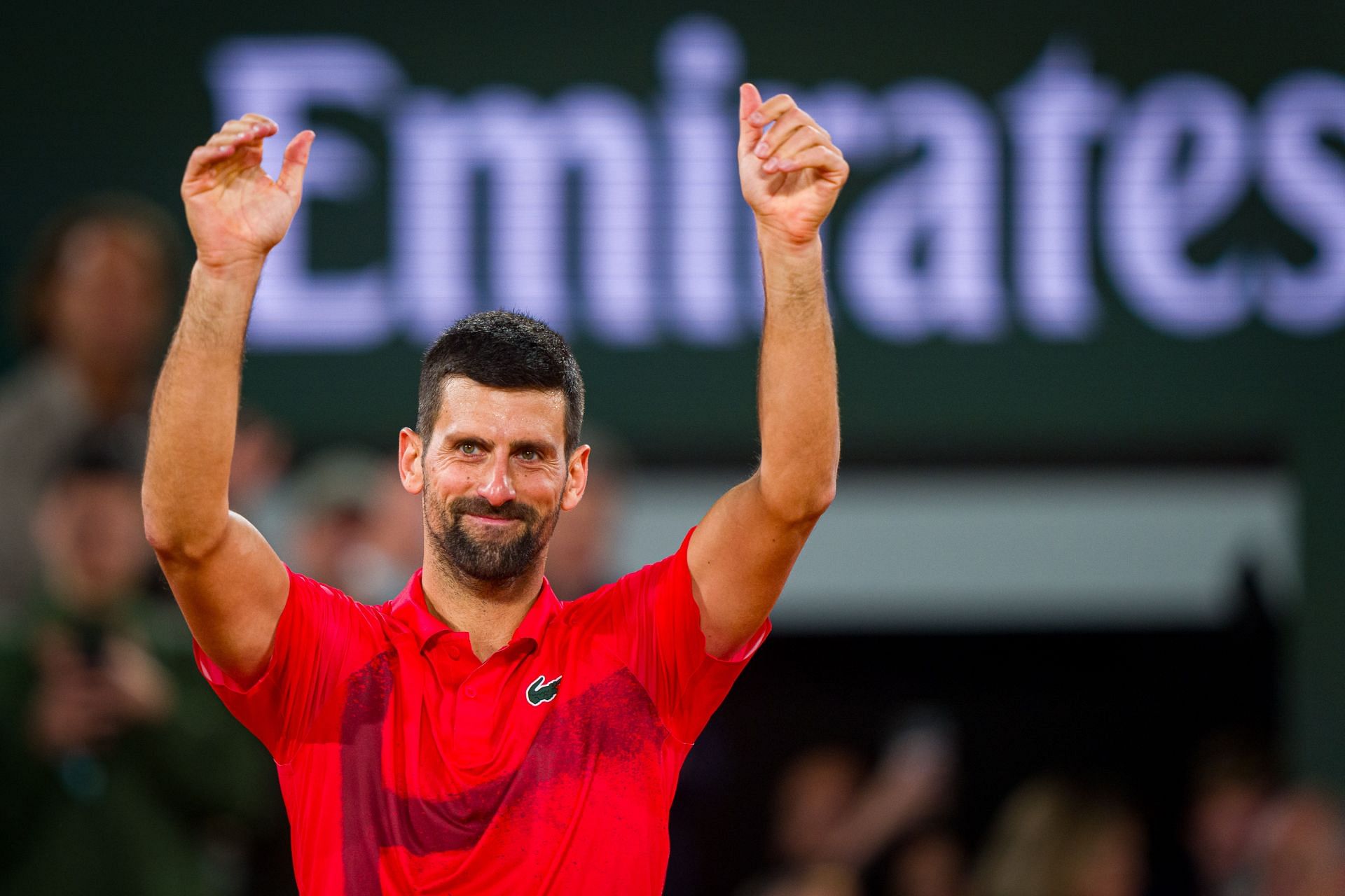 Novak Djokovic bidding the 2025 French Open adieu - Source: Getty